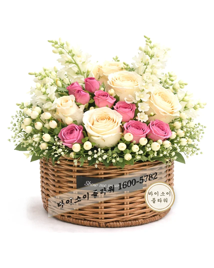 꽃바구니 대 옐로우·오렌지